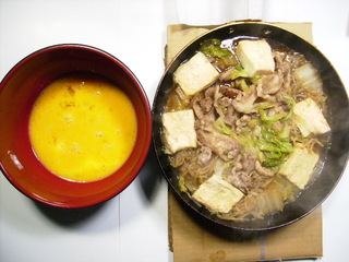 豚肉スキヤキ風.JPG