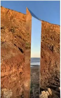 Monolith Found On Isle Of Wight Beach.JPG